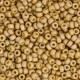 Miyuki rocailles Perlen 11/0 - Opaque matte ab glazed honey bee brown 11-4693